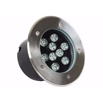 Spot Balizador Led 9w Branco Frio Blindado Para Piso